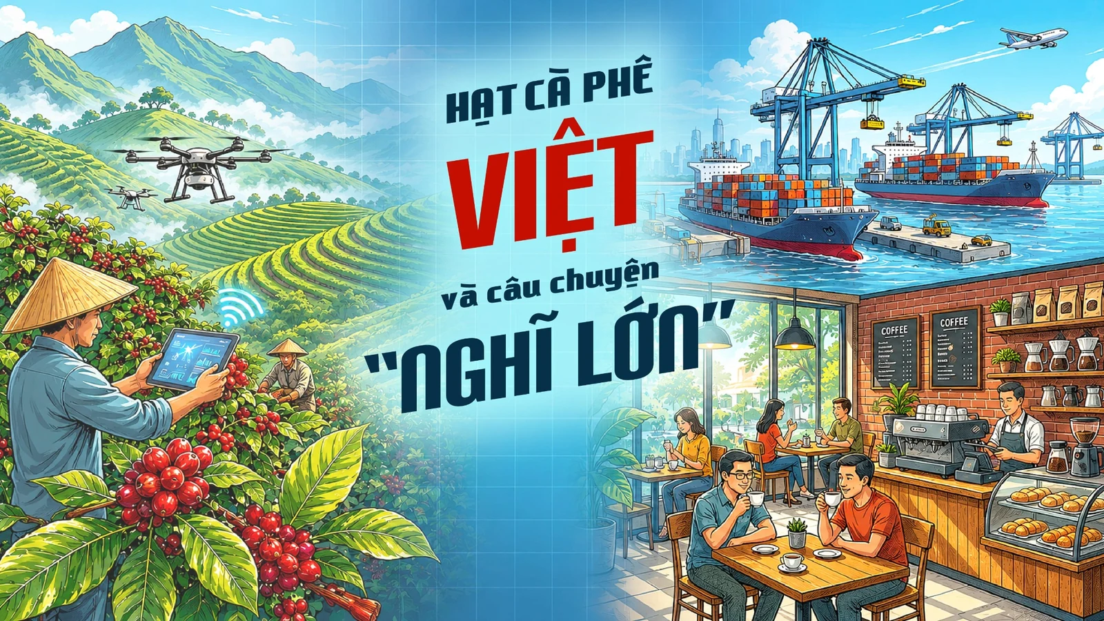 Hạt cà phê Việt và câu chuyện "nghĩ lớn"
